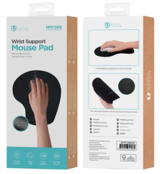 EAN 8435719613883 - UNICO MM1388 alfombrilla para ratón Negro imagen 2