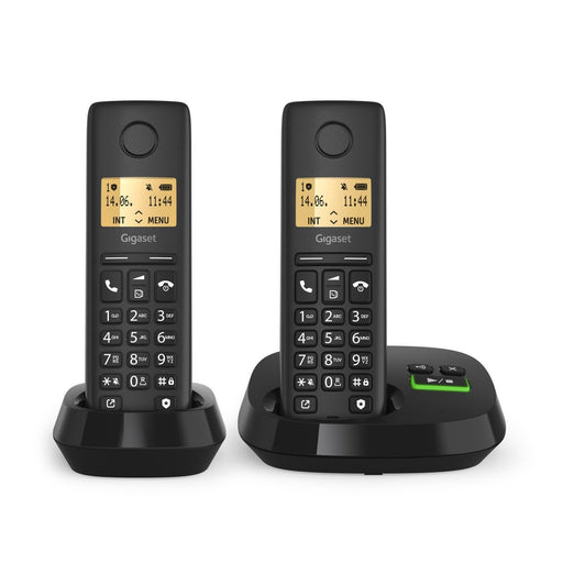 EAN 4250366871523 - Gigaset PURE 100A Duo Teléfono DECT/analógico Identificador de llamadas Negro imagen 1