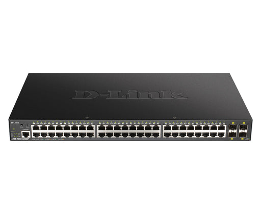 EAN 0790069443022 - D-Link DGS-1250-52XMP switch Gestionado L3 Energía sobre Ethernet (PoE) Negro imagen 1