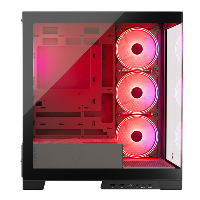 EAN 5903560981282 - Modecom Volcano SPACE APEX ARGB MIDI USB 3.0 X 2 CYPE-C - AT Midi Tower Negro imagen 5