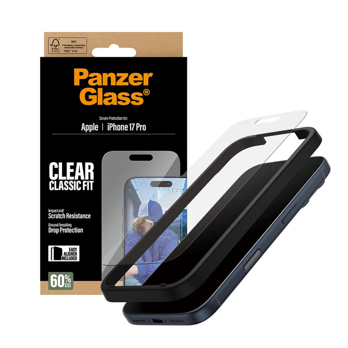 EAN 5715685025686 - PanzerGlass ® Screen Protector iPhone 17 Pro | Classic Fit w. EasyAligner Protector de pantalla Apple 1 p imagen 5