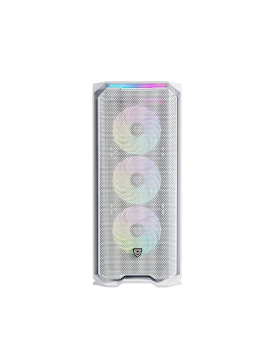 EAN 8435443721854 - Nfortec NF-CS-KRATERX-W carcasa de ordenador Midi Tower Blanco imagen 3