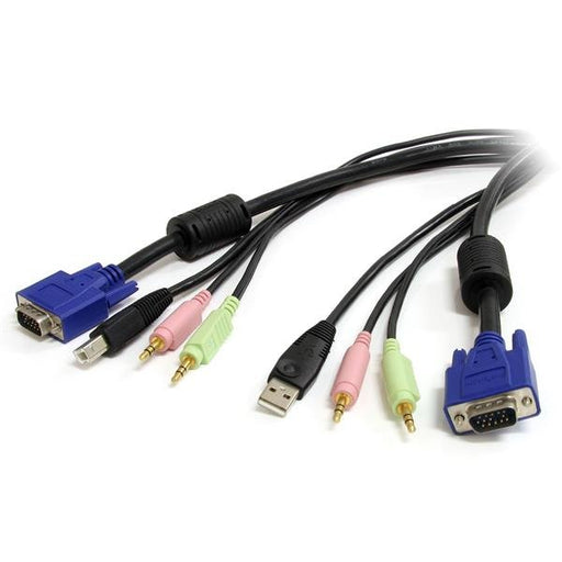 EAN 0065030824620 - StarTech.com USBVGA4N1A6 cable para video, teclado y ratón (kvm) Negro imagen 1