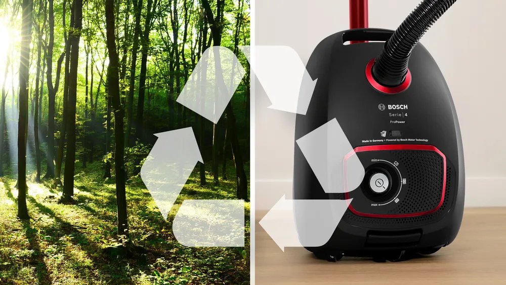 EAN 4242005483990 - Bosch Serie 4 BGB41POW1 aspiradora 4 L Aspiradora cilíndrica Secar 850 W Bolsa para el polvo imagen 10