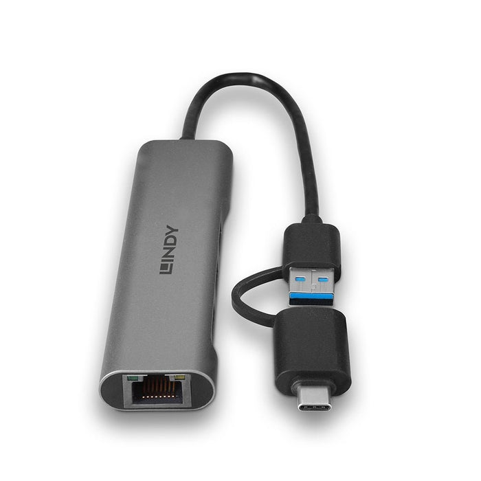 EAN 4002888433792 - Lindy 43379 hub de interfaz USB 3.2 Gen 1 (3.1 Gen 1) Type-A + Type-C 5000 Mbit/s Gris imagen 4