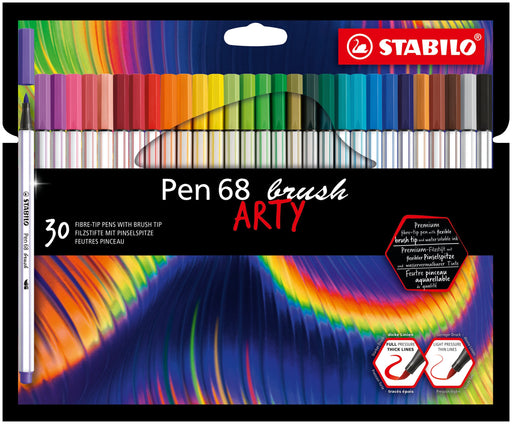 EAN 4006381578219 - STABILO Pen 68 brush ARTY rotulador Colores surtidos 30 pieza(s) imagen 1