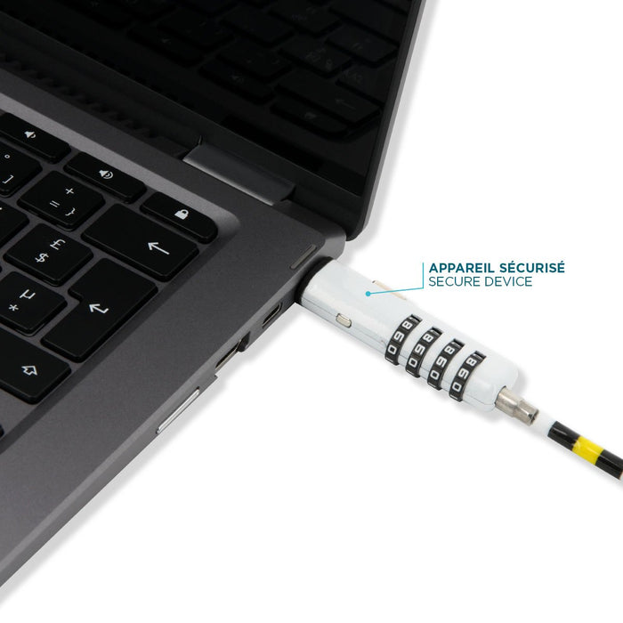 EAN 3700992523811 - Mobilis 001330 cable antirrobo Blanco 1,8 m imagen 7