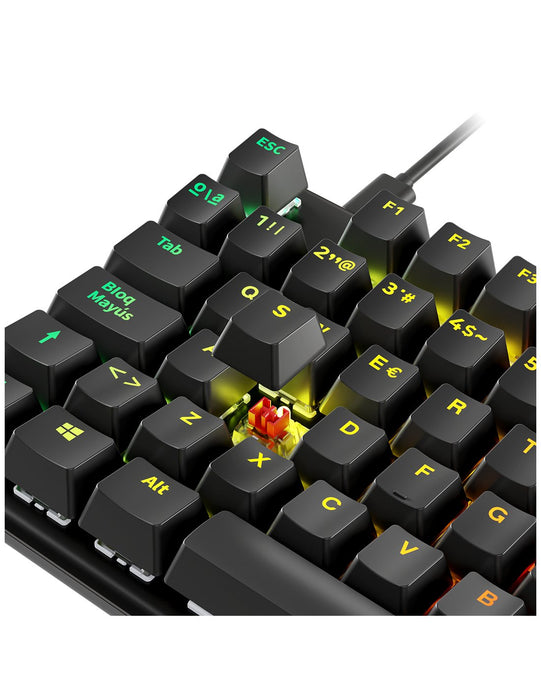 EAN 8435443704123 - Newskill Gaming NS-KB-SERIKEV2-TKL teclado Juego USB QWERTY Español Negro imagen 6