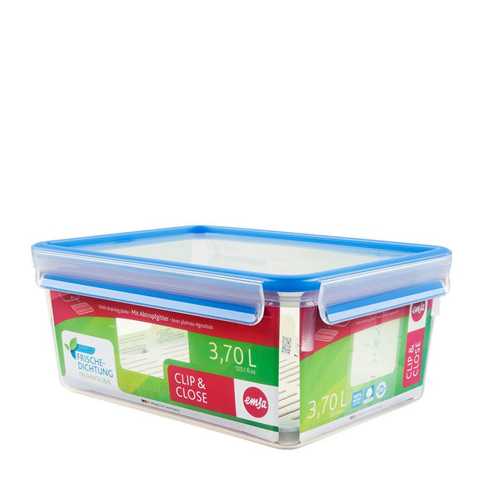 EAN 4009049344621 - EMSA 512888 recipiente de almacenar comida Rectangular Caja 3,7 L Transparente 1 pieza(s) imagen 1