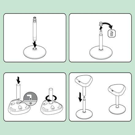 EAN 4002432138432 - Leitz 65450089 silla de oficina y de ordenador Asiento acolchado imagen 9