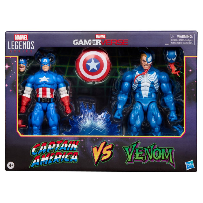 EAN 5010996320476 - Marvel Legends Series Gamerverse Captain America vs Venom imagen 13