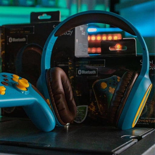 EAN 3760352735315 - Lexip Adventure Classic Auriculares Inalámbrico y alámbrico Diadema Juego Bluetooth Marrón, Turquesa imagen 2