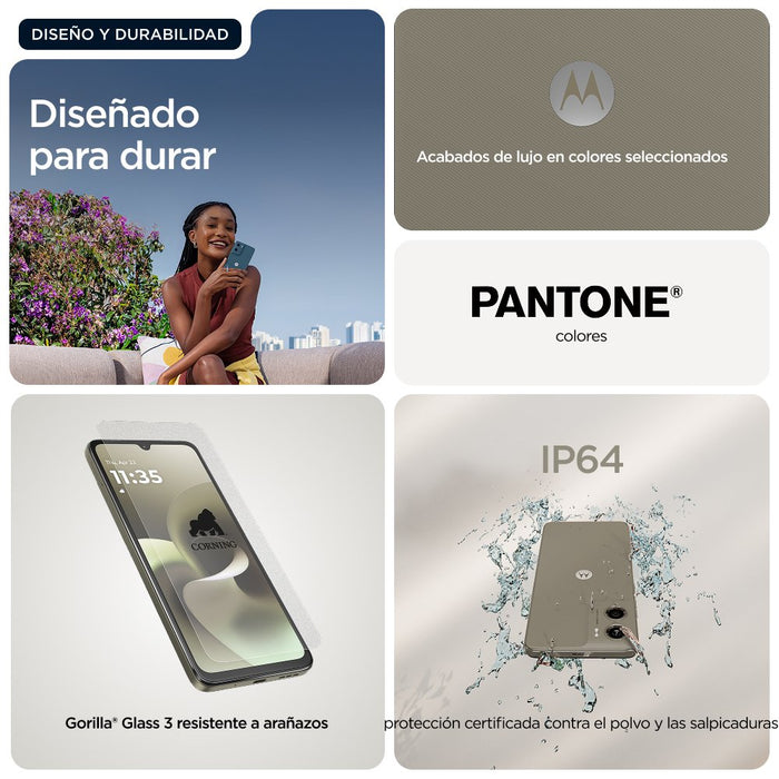 EAN 840493601861 - Motorola moto g06 power 17,5 cm (6.88") SIM doble Android 15 4G USB Tipo C 4 GB 64 GB 7000 mAh Caqui imagen 16