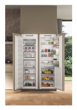 EAN 8003437058431 - Whirlpool WHSD18A013C2 frigorífico Integrado 306 L E Acero inoxidable imagen 4