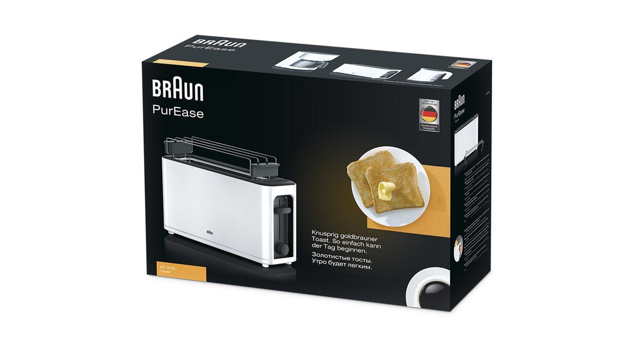 EAN 8021098760043 - Braun HT 3110 White 7 1 rebanada(s) 1000 W Blanco imagen 3