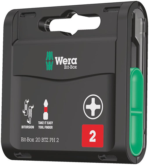 EAN 4013288187956 - Wera Bit-Box 20 BTZ PH punta de destornillador 20 pieza(s) imagen 1