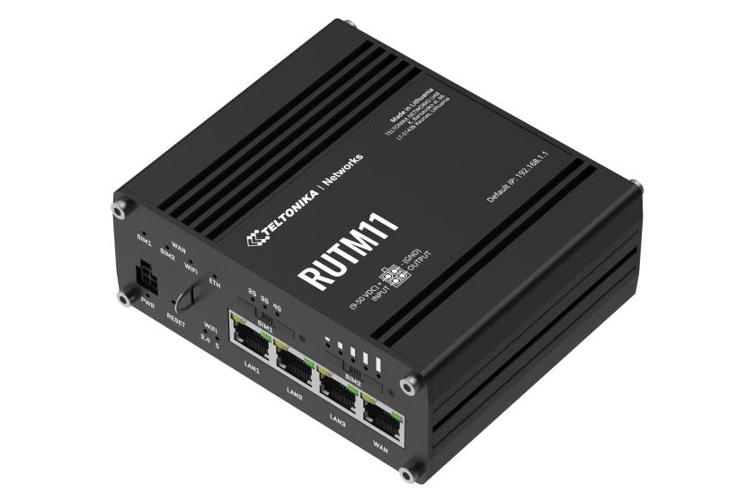 EAN 4779051840496 - Teltonika RUTM11 router Gigabit Ethernet Negro imagen 2