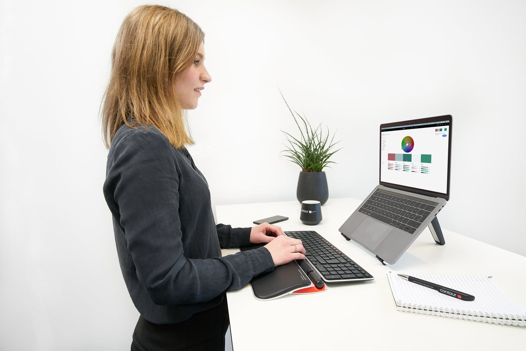 EAN 0743870004319 - Contour Design RollerMouse Red Plus WL Travel Kit teclado Ratón incluido Oficina RF inalámbrico Negro imagen 4