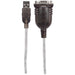 EAN 0766623205153 - Manhattan 205153 cable de serie Negro, Transparente 0,45 m USB A Serial/COM/RS232/DB9 imagen 3