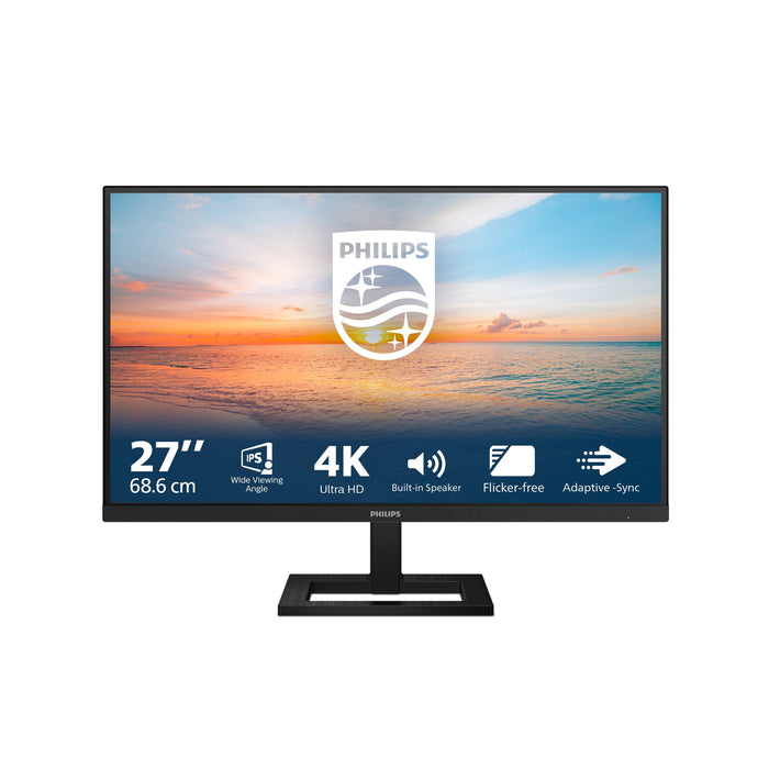 EAN 8712581805777 - Philips 27E1N1800AE/00 pantalla para PC 68,6 cm (27") 3840 x 2160 Pixeles 4K Ultra HD LED Negro imagen 1