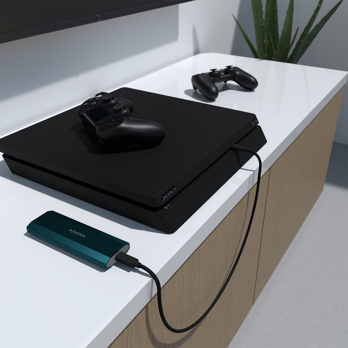 EAN 8436574707540 - AISENS ASM2-019BLU caja para disco duro externo Caja externa para unidad de estado sólido (SSD) imagen 7