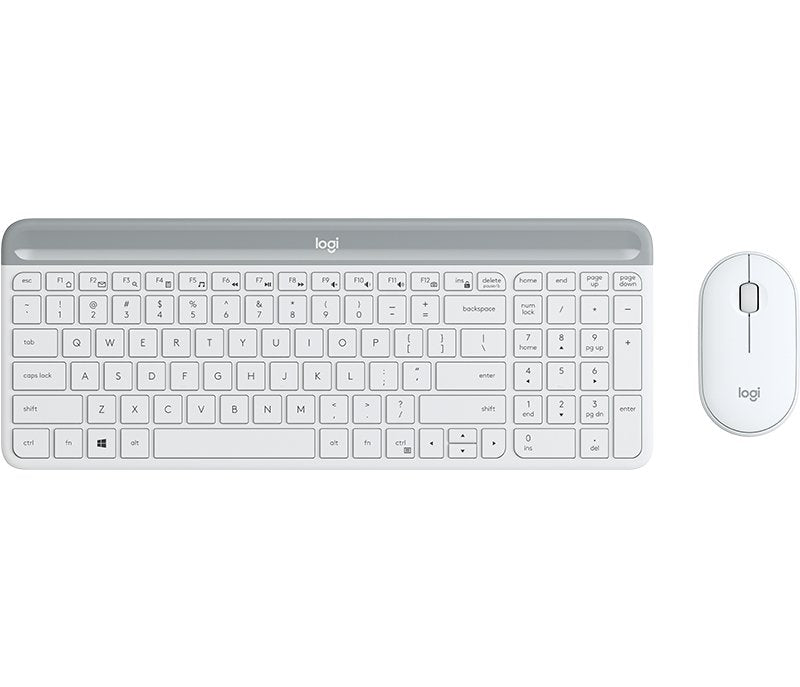 EAN 5099206086616 - Logitech 920-009205 teclado Ratón incluido Universal RF inalámbrico QWERTY Inglés Blanco imagen 1