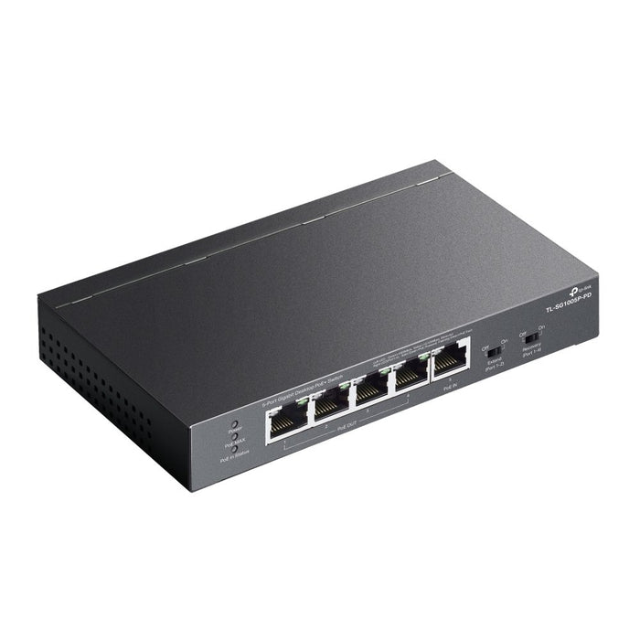 EAN 4895252501117 - TP-Link TL-SG1005P-PD switch Gigabit Ethernet (10/100/1000) Energía sobre Ethernet (PoE) Negro imagen 4