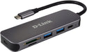 EAN 0790069468575 - D-Link DUB-2325 base para portátil y replicador de puertos USB Tipo C Gris imagen 1