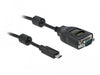 EAN 4043619904143 - DeLOCK 90414 cable de serie Negro 2 m USB Tipo C RS-232 DB9 imagen 1