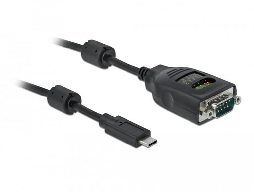 EAN 4043619904143 - DeLOCK 90414 cable de serie Negro 2 m USB Tipo C RS-232 DB9 imagen 1