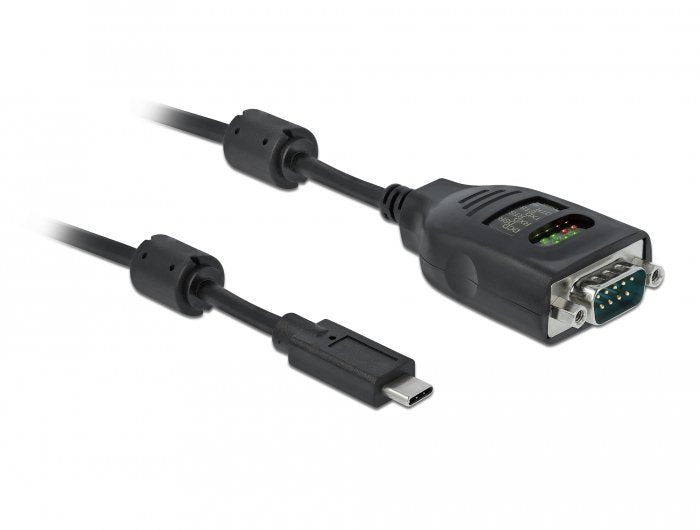 EAN 4043619904143 - DeLOCK 90414 cable de serie Negro 2 m USB Tipo C RS-232 DB9 imagen 1