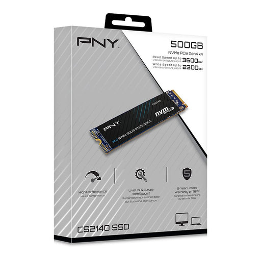 EAN 0751492650937 - PNY CS2140 500 GB M.2 PCI Express 4.0 NVMe 3D NAND imagen 2