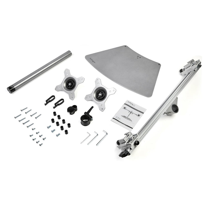 EAN 0065030879859 - StarTech.com ARMDUOSS soporte para monitor 61 cm (24") Escritorio Acero inoxidable imagen 5