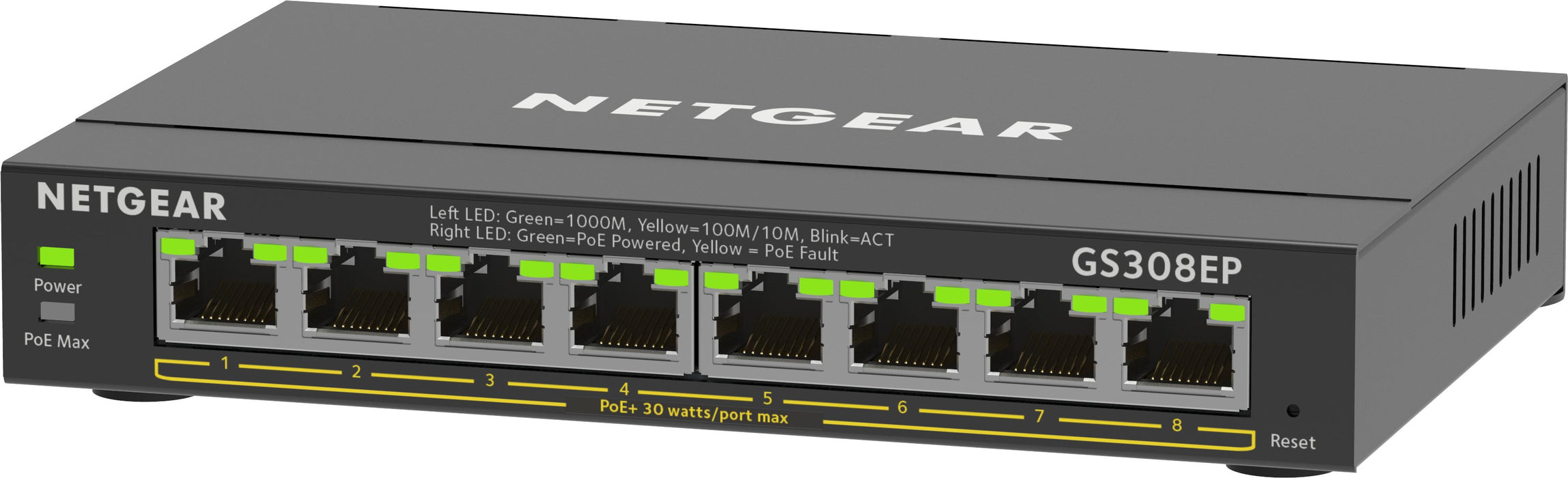EAN 0606449153040 - NETGEAR 8-Port Gigabit Ethernet PoE+ Plus Switch (GS308EP) Gestionado L2/L3 Gigabit Ethernet (10/100/1000 imagen 2