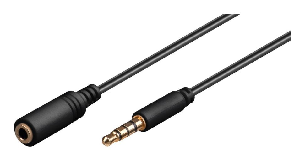 EAN 4040849624780 - CMYK HL0624780 cable de audio 1,5 m 3,5mm Negro imagen 1