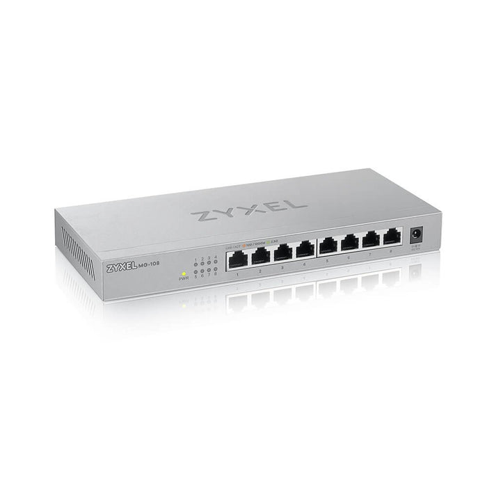 EAN 4718937620210 - Zyxel MG-108 No administrado 2.5G Ethernet (100/1000/2500) Acero imagen 5