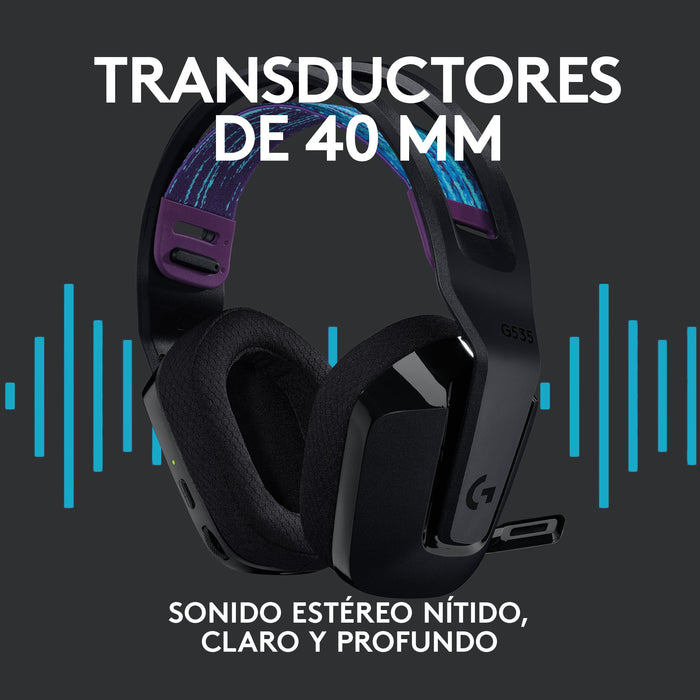 EAN 5099206094772 - Logitech G 981-000972 auricular y casco Auriculares Inalámbrico Diadema Juego Negro imagen 12