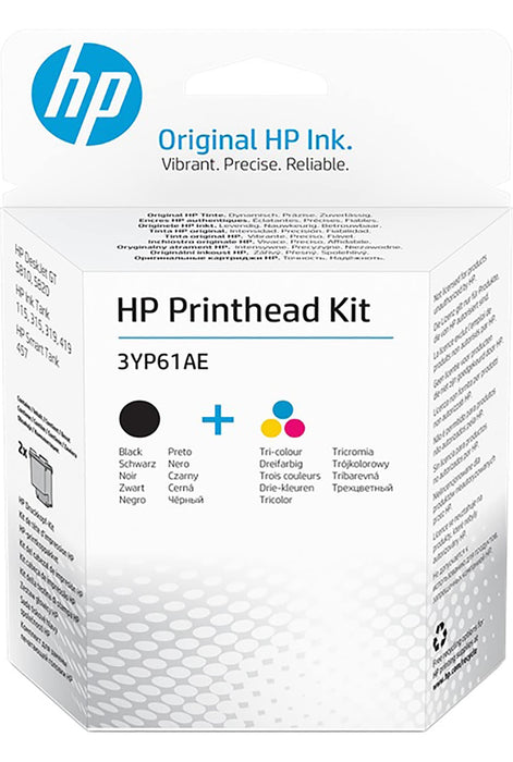 EAN 0193424555116 - HP 3YP61AE Black/Tri-color GT Printhead Kit cabeza de impresora Inyección de tinta térmica imagen 1