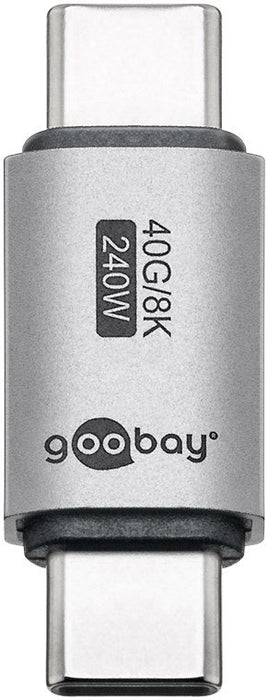 EAN 4040849744488 - Goobay 74448 cambiador de género para cable USB-C Plata imagen 1