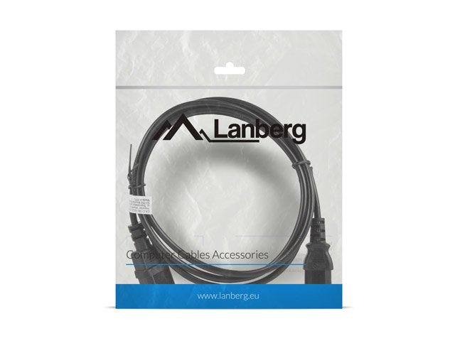 EAN 5901969409826 - Lanberg CA-C13E-10CC-0018-BK cable de transmisión Negro 1,8 m C13 acoplador C14 acoplador imagen 4