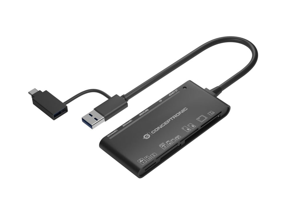 EAN 4015867229507 - Conceptronic StreamVault BIAN03B lector de tarjeta USB 3.2 Gen 1 (3.1 Gen 1) Type-A Negro imagen 1