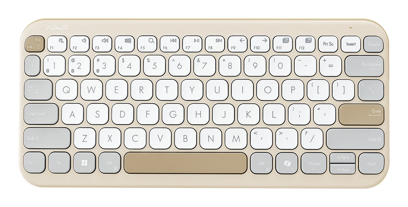 EAN 4711387539033 - ASUS Marshmallow Keyboard KW100 teclado Hogar Bluetooth QWERTZ Alemán Beige, Gris, Blanco imagen 1