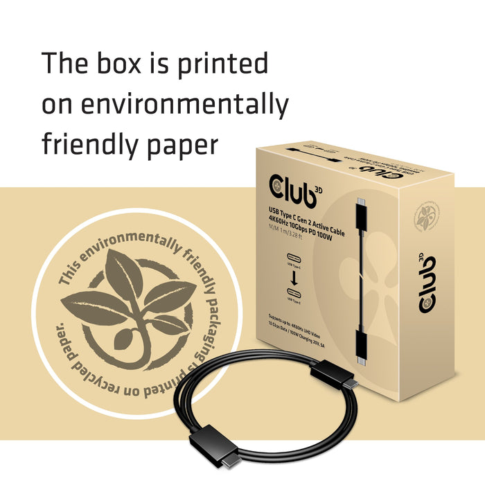EAN 8719214470500 - CLUB3D 0.8m, 2xUSB3.1-C cable USB USB 3.2 Gen 2 (3.1 Gen 2) 1 m USB C Negro imagen 7