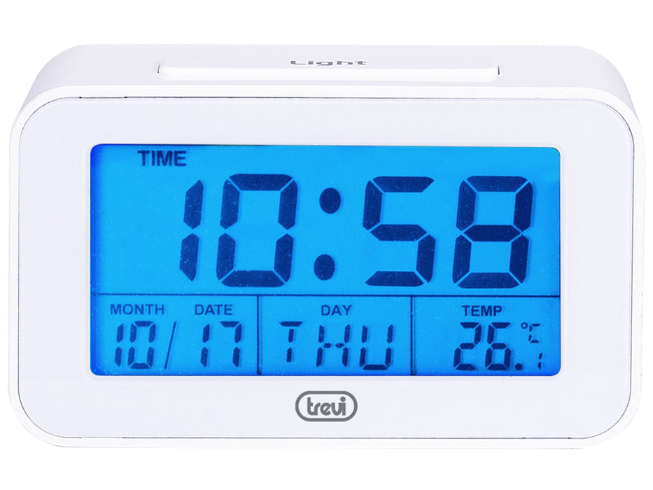 EAN 8011000024387 - Trevi SLD 3P50 Reloj despertador digital Blanco imagen 2