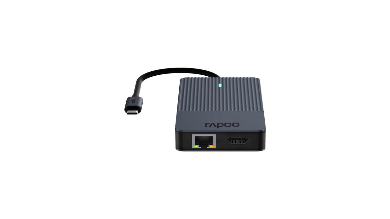 EAN 6940056114129 - Rapoo UCM-2004 tarjeta y adaptador de interfaz HDMI, RJ-45, USB 3.2 Gen 1 (3.1 Gen 1), USB Tipo C imagen 3