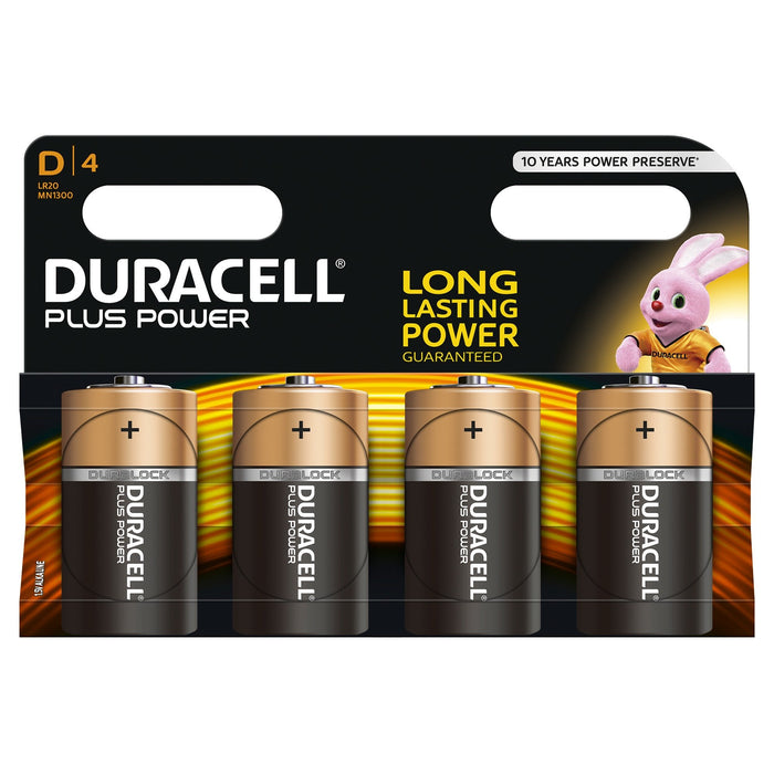 EAN 5000394019201 - Duracell Plus Power Batería de un solo uso D Alcalino imagen 1