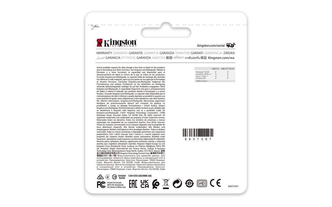 EAN 0740617326352 - Kingston Technology DataTraveler Exodia M unidad flash USB USB tipo A 3.2 Gen 1 (3.1 Gen 1) Negro, Azul imagen 7