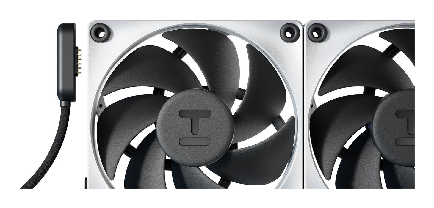 EAN 1220000350670 - HYTE THICC FP12 Procesador Ventilador 12 cm Negro, Blanco 3 pieza(s) imagen 9