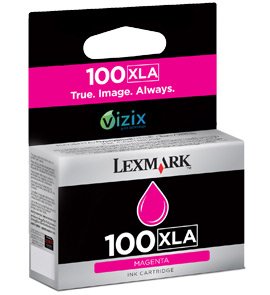 EAN 0734646967280 - Lexmark 100XLA cartucho de tinta 1 pieza(s) Original Alto rendimiento (XL) Magenta imagen 1