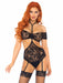 EAN 0714718549569 - Leg Avenue 89263_00106 conjunto de ropa interior y bodi Negro imagen 2